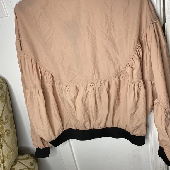 💕 Forever 21 NWT $50 casual jacket blush black sz small 💕 - Picture 4 of 9